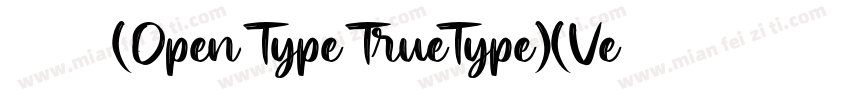 日文 粗 粗体(Open Type TrueType)(Version字体转换